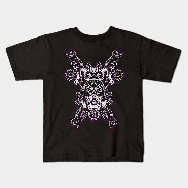 New year holiday ghost Kids T-Shirt by MetaRagz